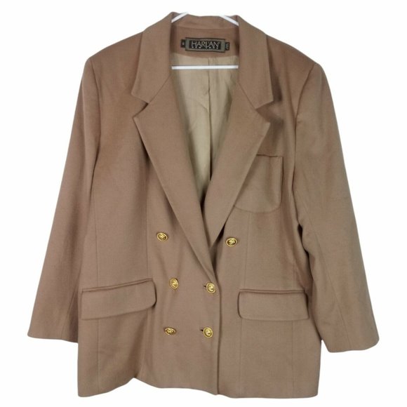 Harlan New York Womens Wool Cashmere Jacket